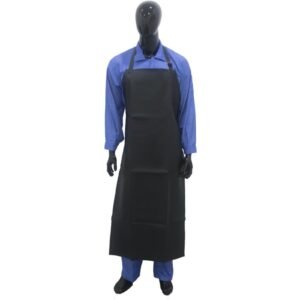 PVC Apron Provides Heavy Duty Chemical Protection Black, 24" x 48"
