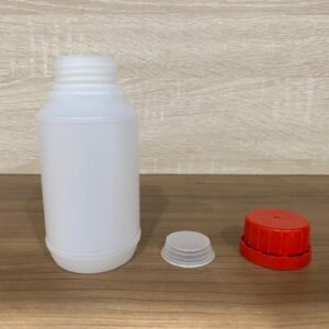Bottle HDPE with Insert & Red Cap